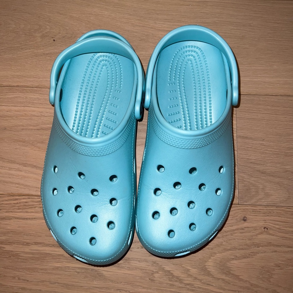 Lightly Worn Blue Crocs